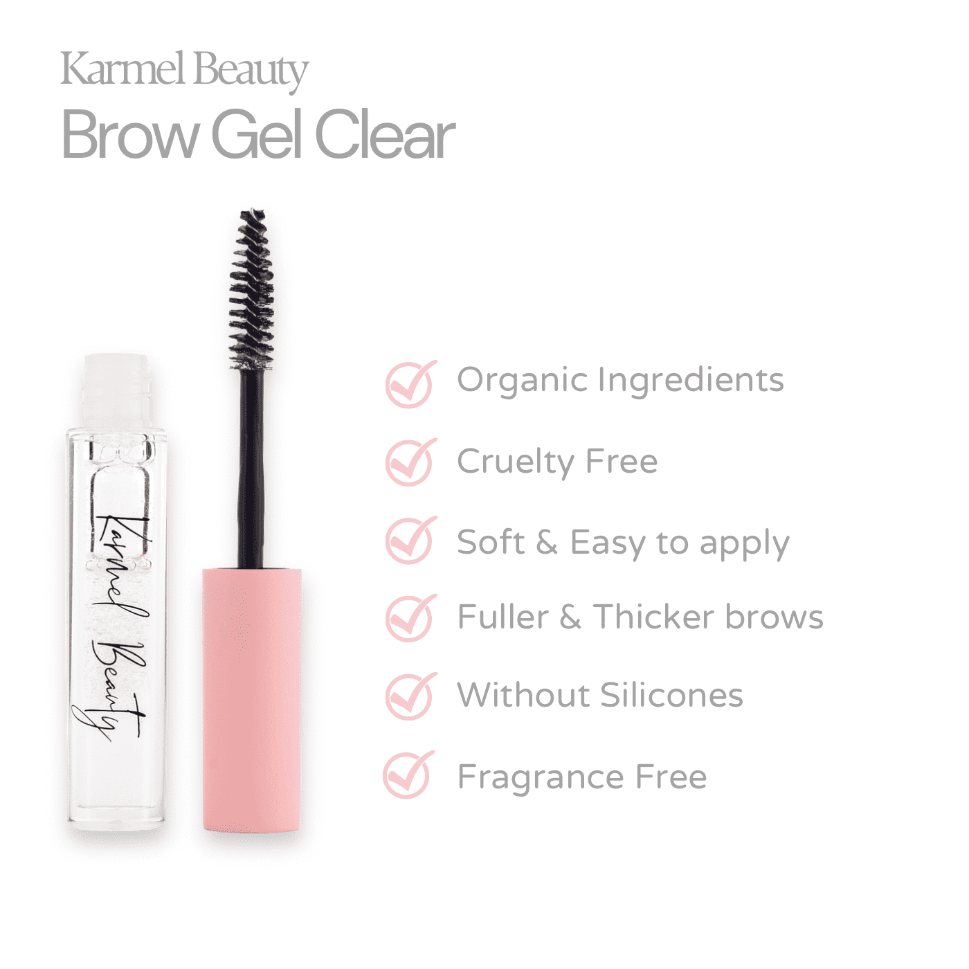 Karmel Beauty Clear Brow Gel